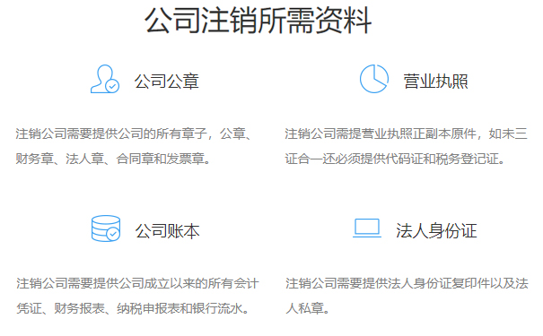 鄭州市公司注銷(xiāo)所需要的資料